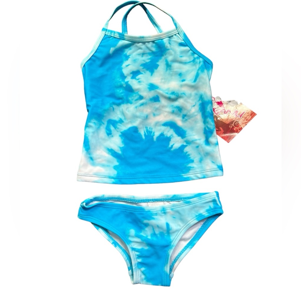 KANU SURF toddler size 2T BEACH GIRL 9565 tie dye tankini bikini swimsuit NWT